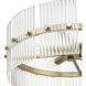 Seville 4 Light 17.87 inch Soft Gold Convertible Pendant Ceiling Light, Design Series
