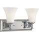 Fairfield 2 Light 15 inch Polished Chrome Bath Vanity Wall Light