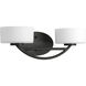 Calven 2 Light 18 inch Forged Black Bath Vanity Wall Light