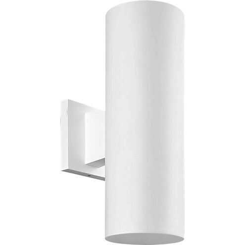 Cylinder Outdoor Wall Mount Up/Down Cylinder in White