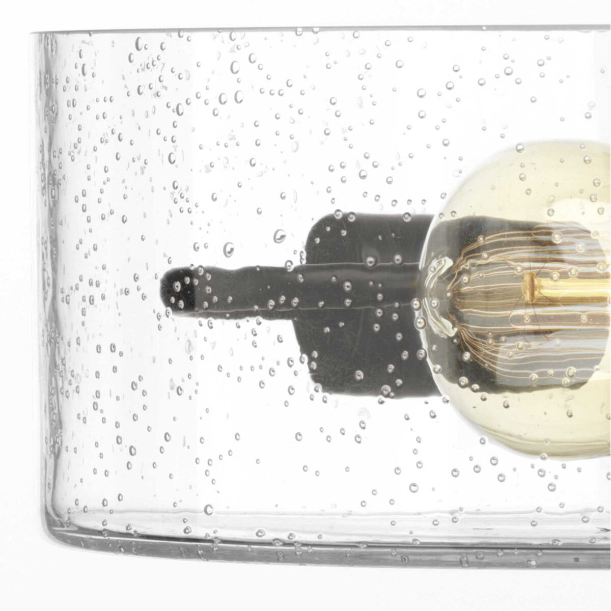 Barnes Mill 2 Light 16 inch Antique Bronze Semi-Flush Mount Ceiling Light