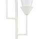 Pinellas 3 Light 12 inch White Plaster Pendant Ceiling Light, Design Series