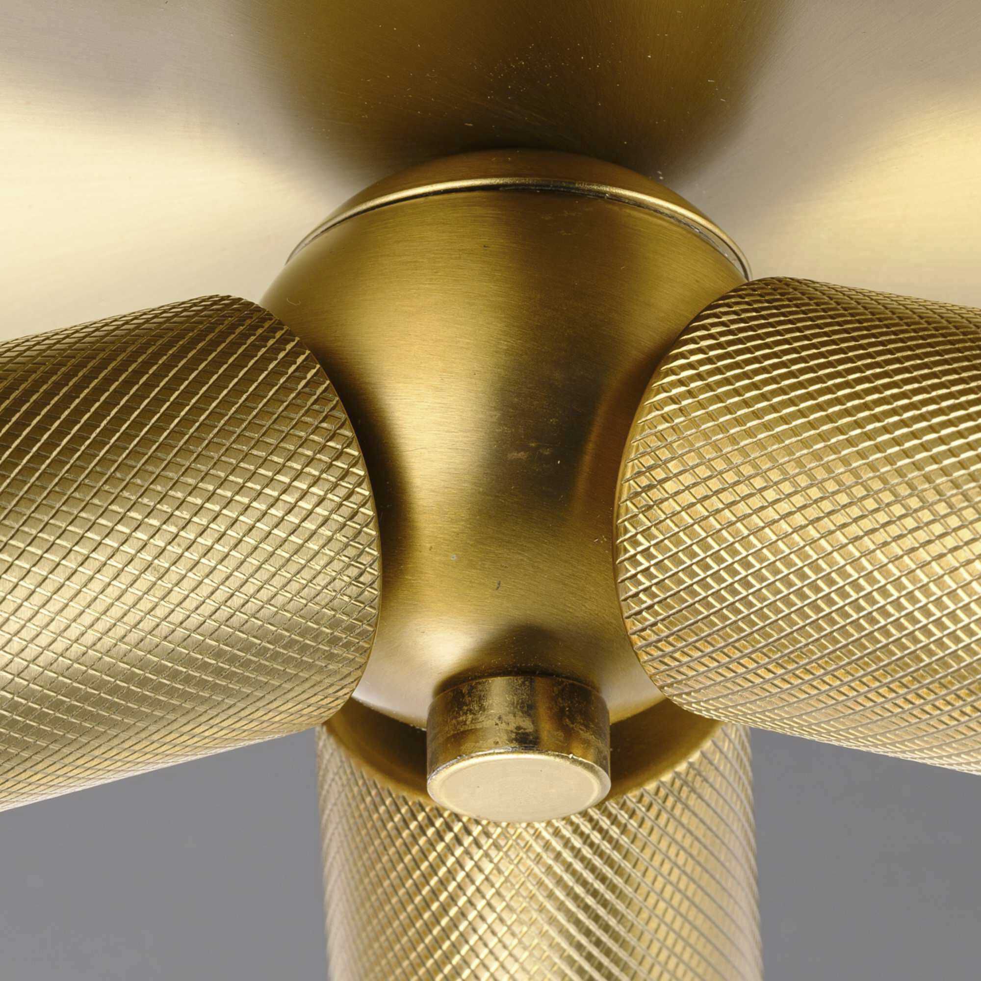 Trimble 3 Light 18 inch Brushed Bronze Flush Mount Ceiling Light, Design Series