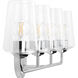 Celino 4 Light 32.5 inch Polished Chrome Vanity Light Wall Light