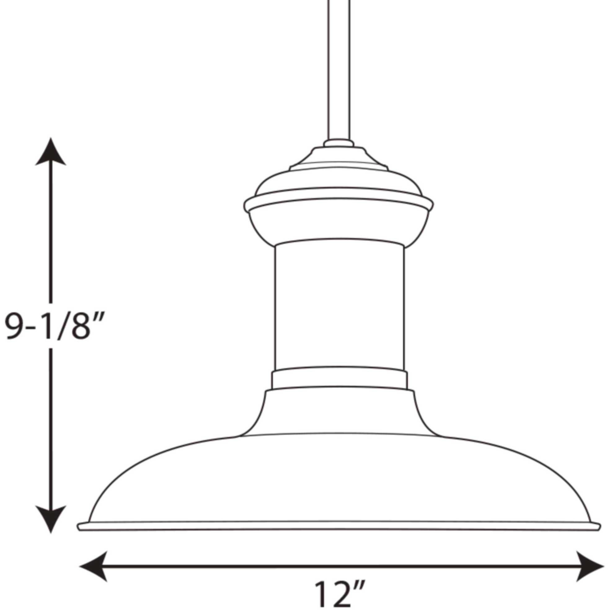 Brookside 1 Light Brushed Nickel Pendant Ceiling Light in Standard