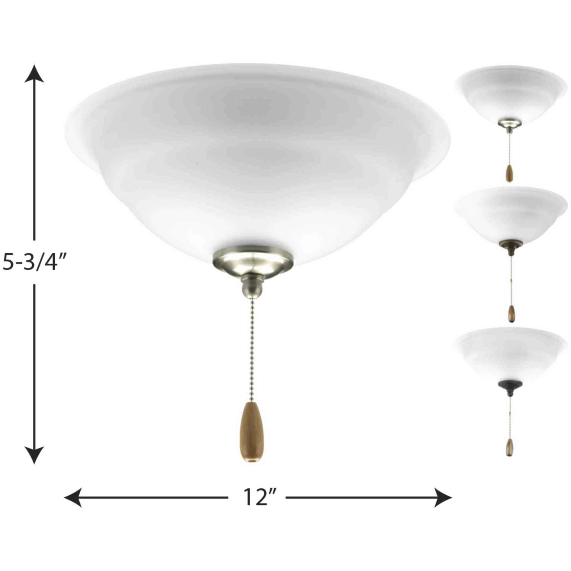 Torino LED Unfinished Fan Light Kit