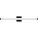 Phase 6.1 LED 36 inch Black Linear Vanity Light Wall Light
