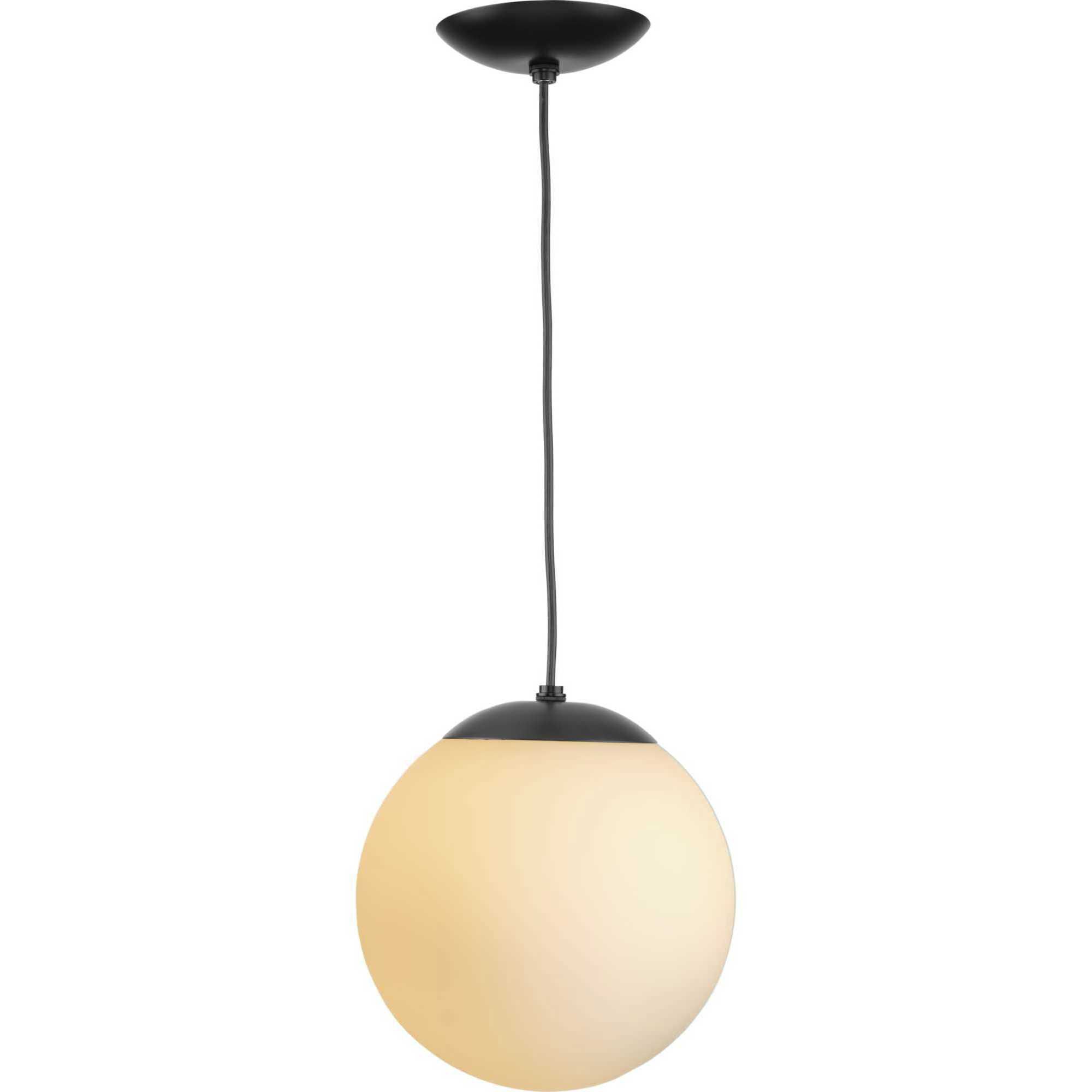 Atwell 1 Light 10 inch Matte Black Pendant Ceiling Light, Medium