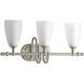 Revive 3 Light 21 inch Brushed Nickel Vanity Wall Light