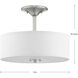 Inspire 2 Light 13 inch Brushed Nickel Semi-Flush Mount Ceiling Light