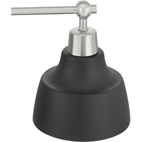 Bramlett 4 Light 33 inch Brushed Nickel Bath Vanity Wall Light