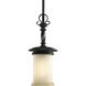 Santiago 1 Light 6.25 inch Forged Black Mini-Pendant Ceiling Light
