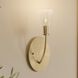 Jheni 1 Light 7 inch Brushed Gold Wall Sconce Wall Light