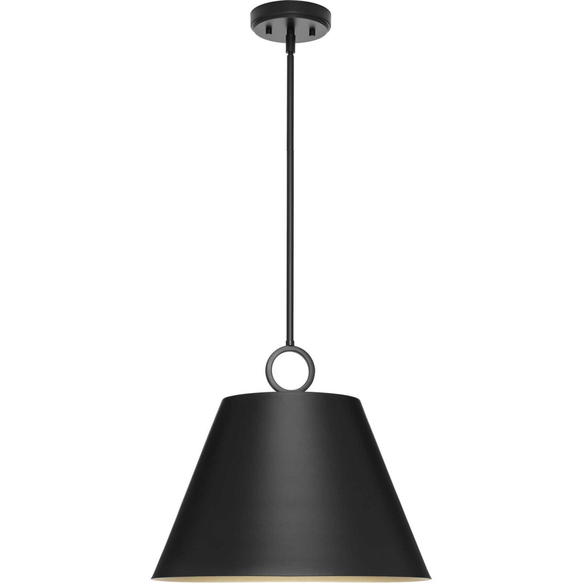 Progress P500368-31M Parkhurst 3 Light 18 inch Matte Black