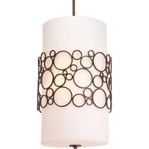 Bingo 3 Light 14 inch Venetian Bronze Pendant Ceiling Light