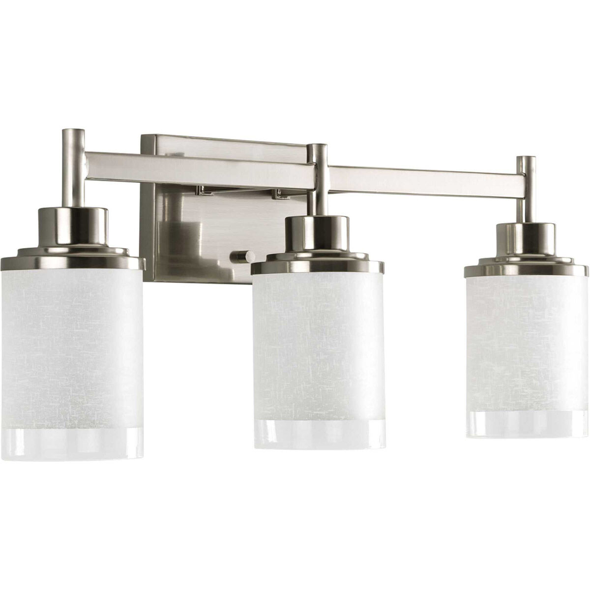 Alexa 3 Light 22 inch Brushed Nickel Bath Vanity Wall Light