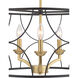 Landree 3 Light 18 inch Matte Black Chandelier Ceiling Light