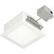 Recessed Complete A19 White Square Recessed Housing and Trim