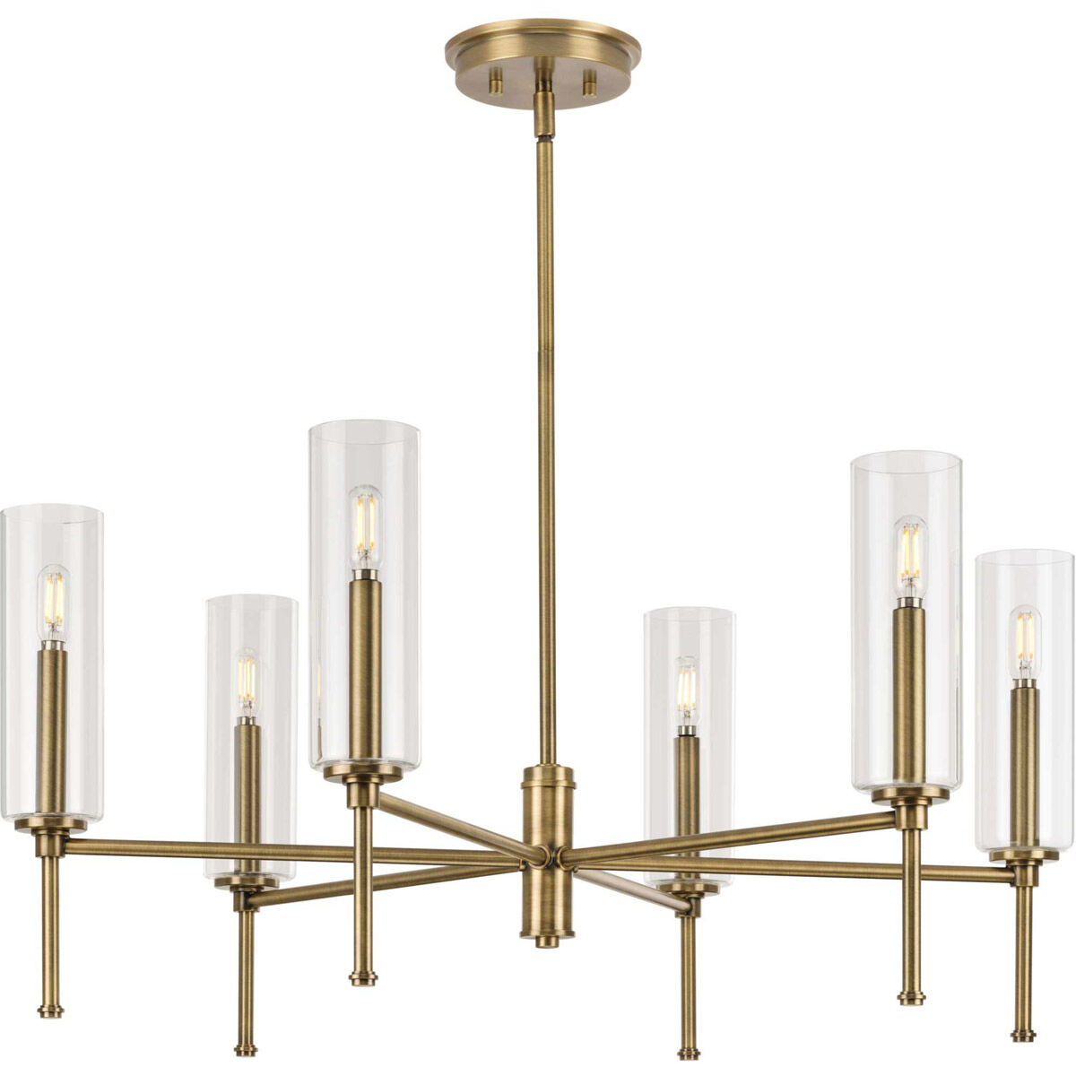 Vintage brass chandelier outlet