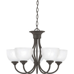 Tahoe 5 Light 24 inch Painted Bronze Chandelier Ceiling Light