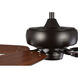 Edgefield 52 inch Architectural Bronze with Classic Walnut/Medium Cherry Blades Ceiling Fan