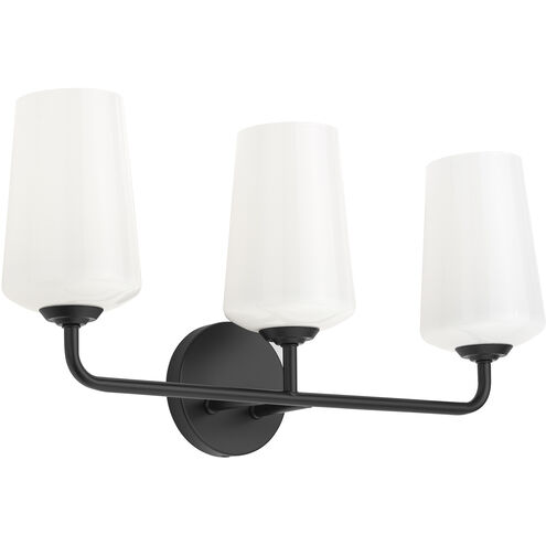 Celino 3 Light 23.25 inch Black Vanity Light Wall Light