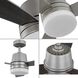 Trevina IV 52 inch Painted Nickel with Brushed Nickel Blades Ceiling Fan