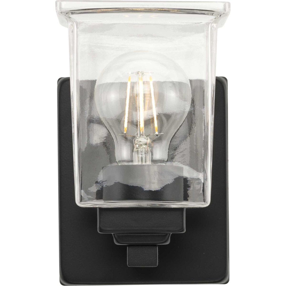 Gilmour 1 Light 6 inch Matte Black Bath Vanity Wall Light