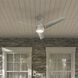 Rizo LED Matte White Ceiling Fan Light Kit