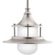 Parlay LED 8 inch Brushed Nickel Pendant Ceiling Light, Design Series
