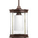 Archives 1 Light 7.88 inch Antique Bronze Outdoor Hanging Lantern