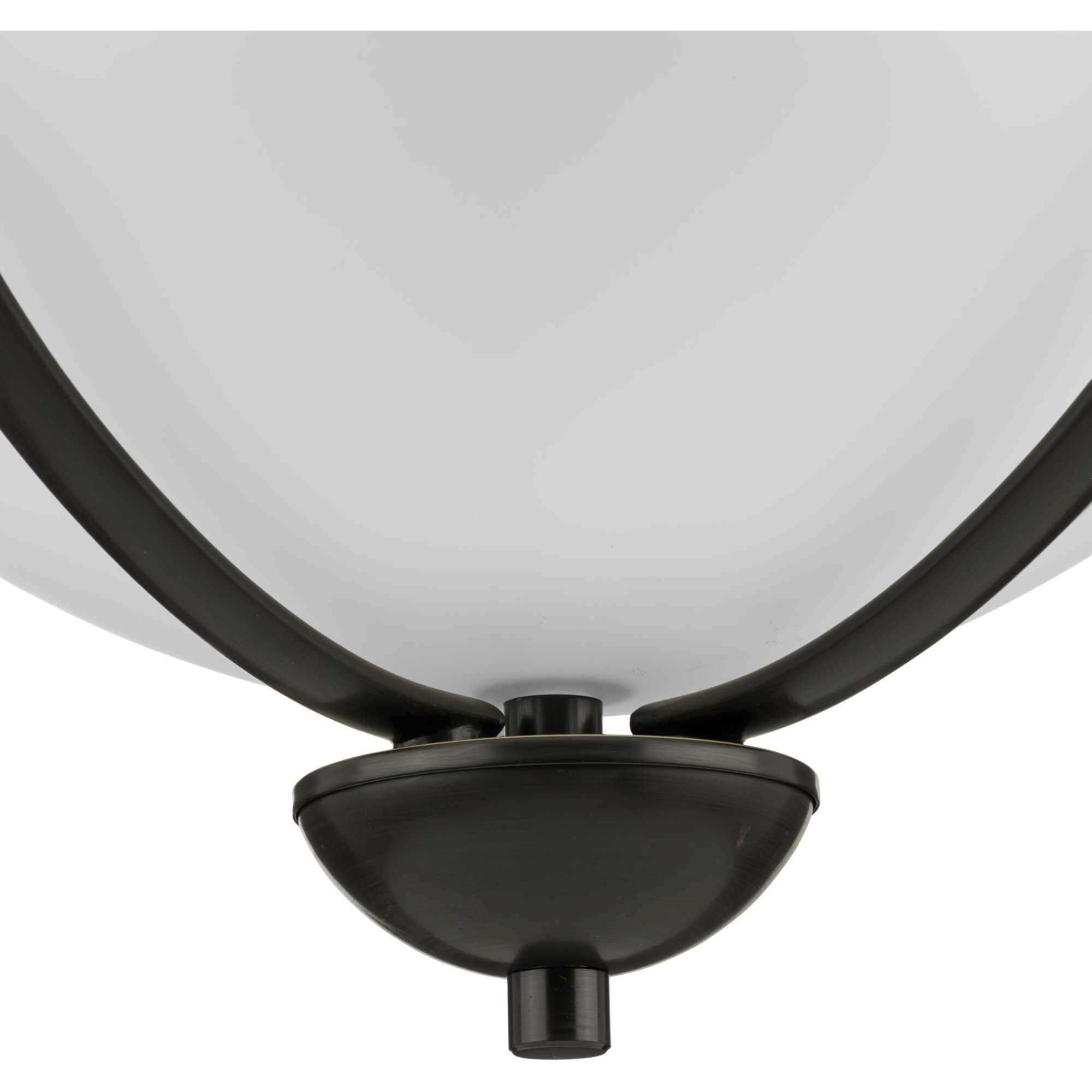 Bravo 3 Light 21 inch Antique Bronze Inverted Pendant Ceiling Light