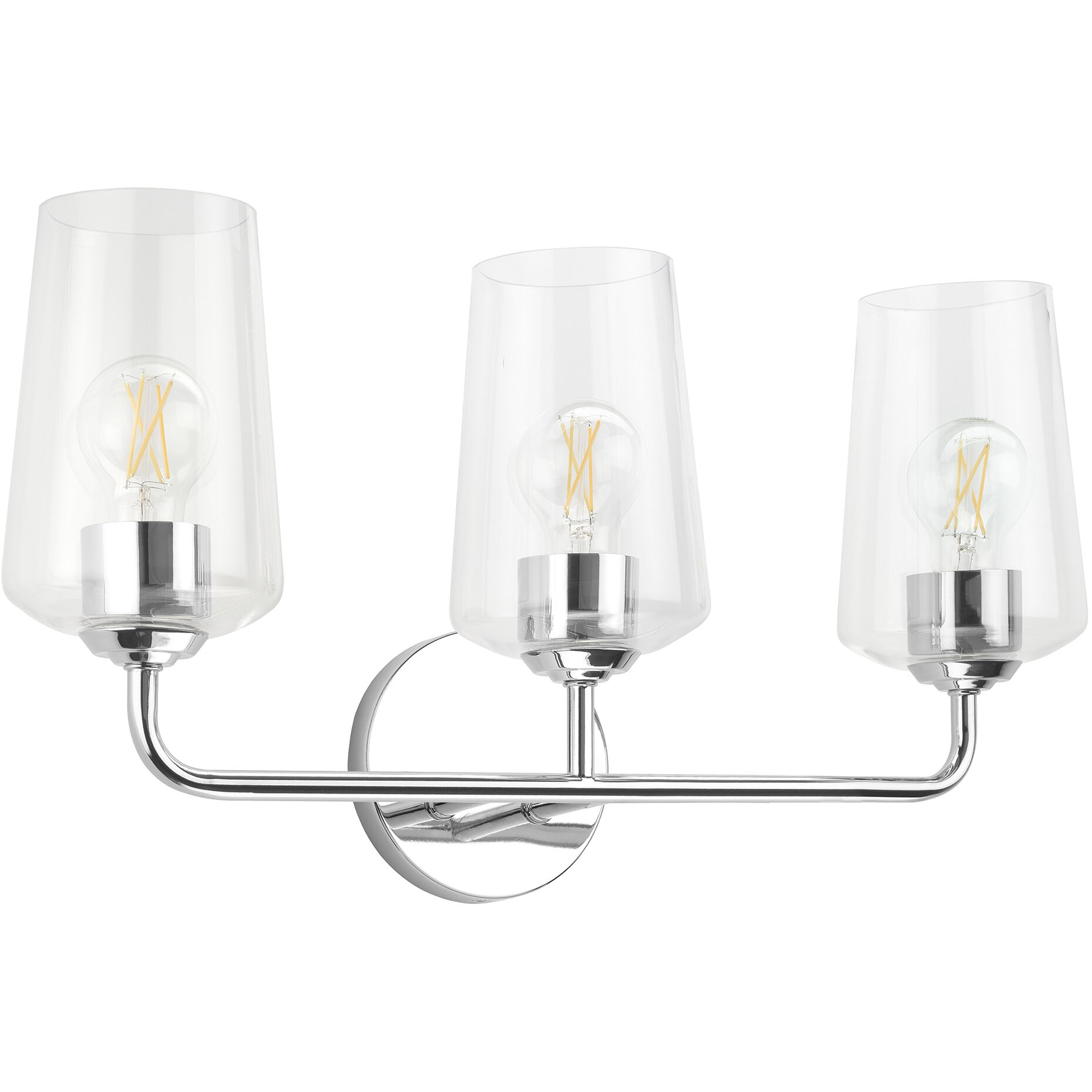 Celino 3 Light 23.25 inch Polished Chrome Vanity Light Wall Light