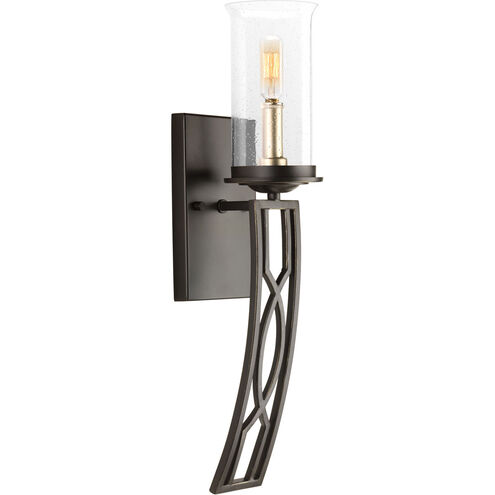 Soiree 1 Light 5 inch Antique Bronze Bath Vanity Wall Light, Design Series