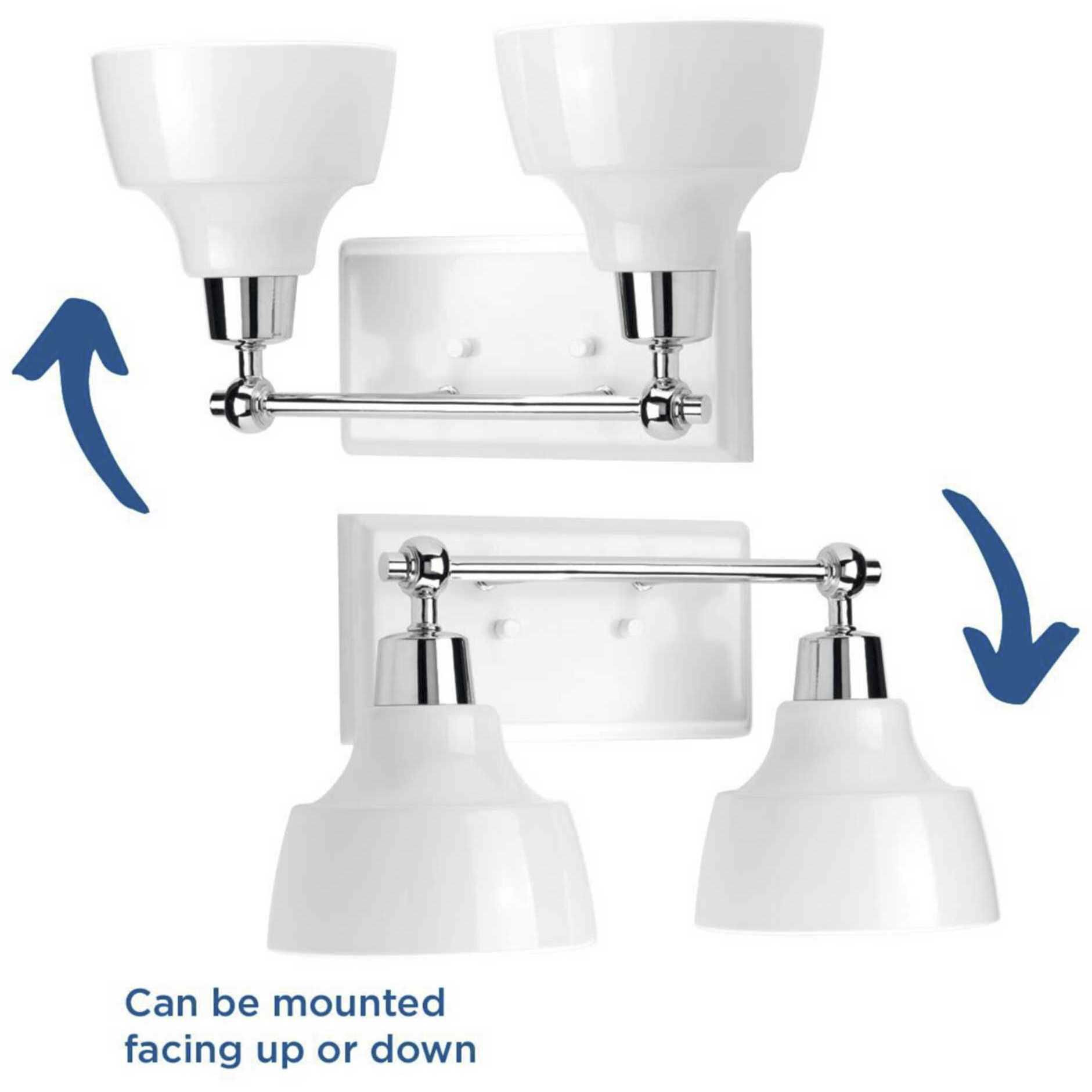 Bramlett 2 Light 15 inch Polished Chrome Bath Vanity Wall Light