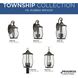 Township 1 Light 15 inch Oil Rubbed Bronze Outdoor Wall Lantern, Small