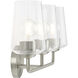 Celino 3 Light 23.25 inch Brushed Nickel Vanity Light Wall Light