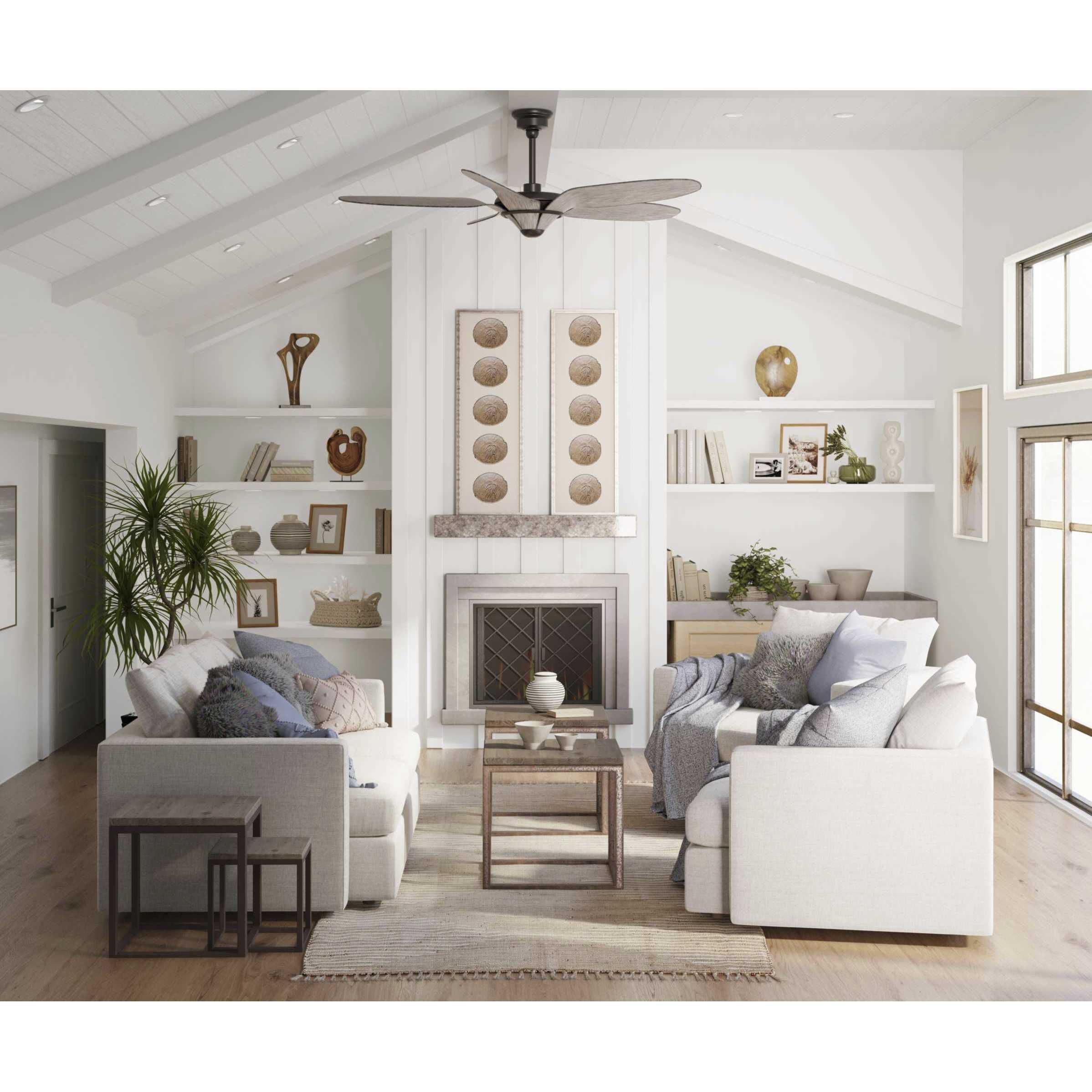 6in Slope Recessed Trim PAR30 Satin White Step Baffle Trim