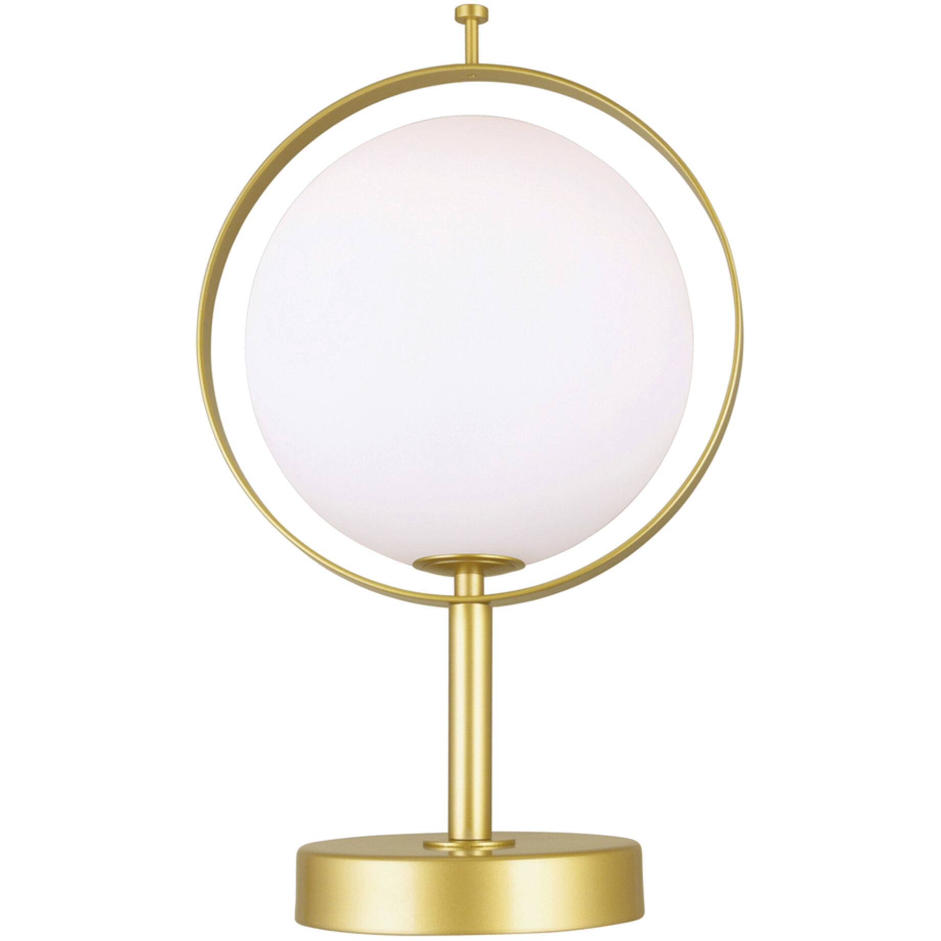 Da Vinci 15 inch 7.00 watt Brass Table Lamp Portable Light