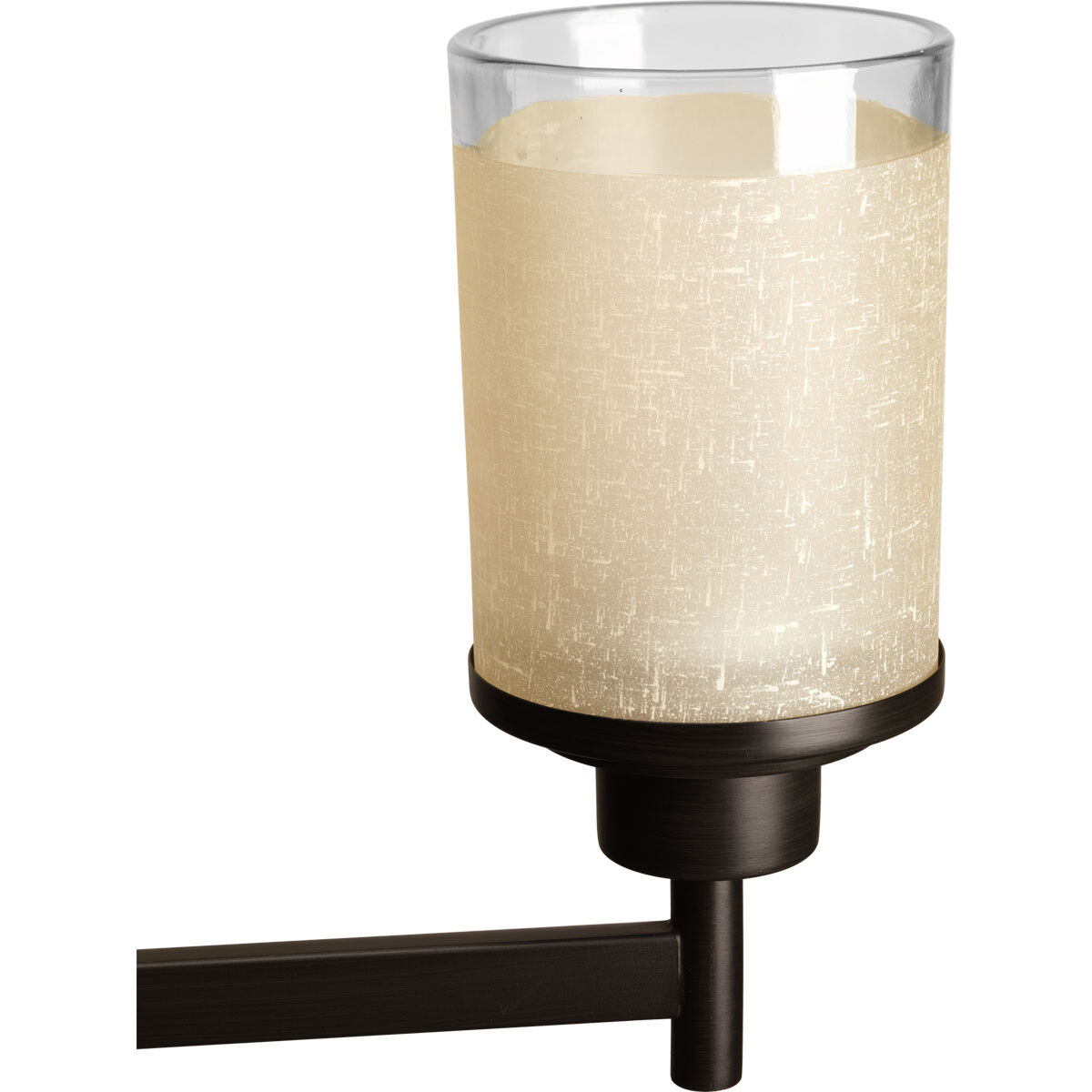 Alexa 4 Light 34.06 inch Antique Bronze Linear Chandelier Ceiling Light