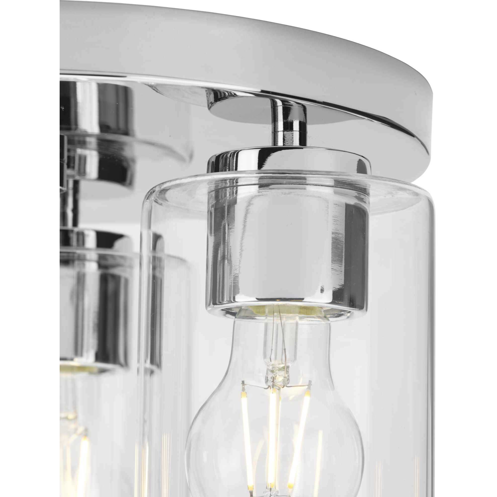 Cofield 3 Light 12 inch Polished Chrome Flushmount Ceiling Light