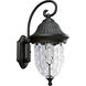 Coventry 1 Light 17 inch Textured Black Outdoor Wall Lantern