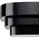 Louvered 1 Light 14 inch Matte Black Wall Sconce Wall Light