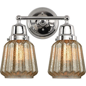 Aditi Chatham LED 14 inch Polished Chrome Bath Vanity Light Wall Light, Aditi