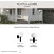 Acrylic Globe Outdoor Wall Lantern