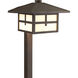Mission 12 18 watt Weathered Bronze Landscape Path Light