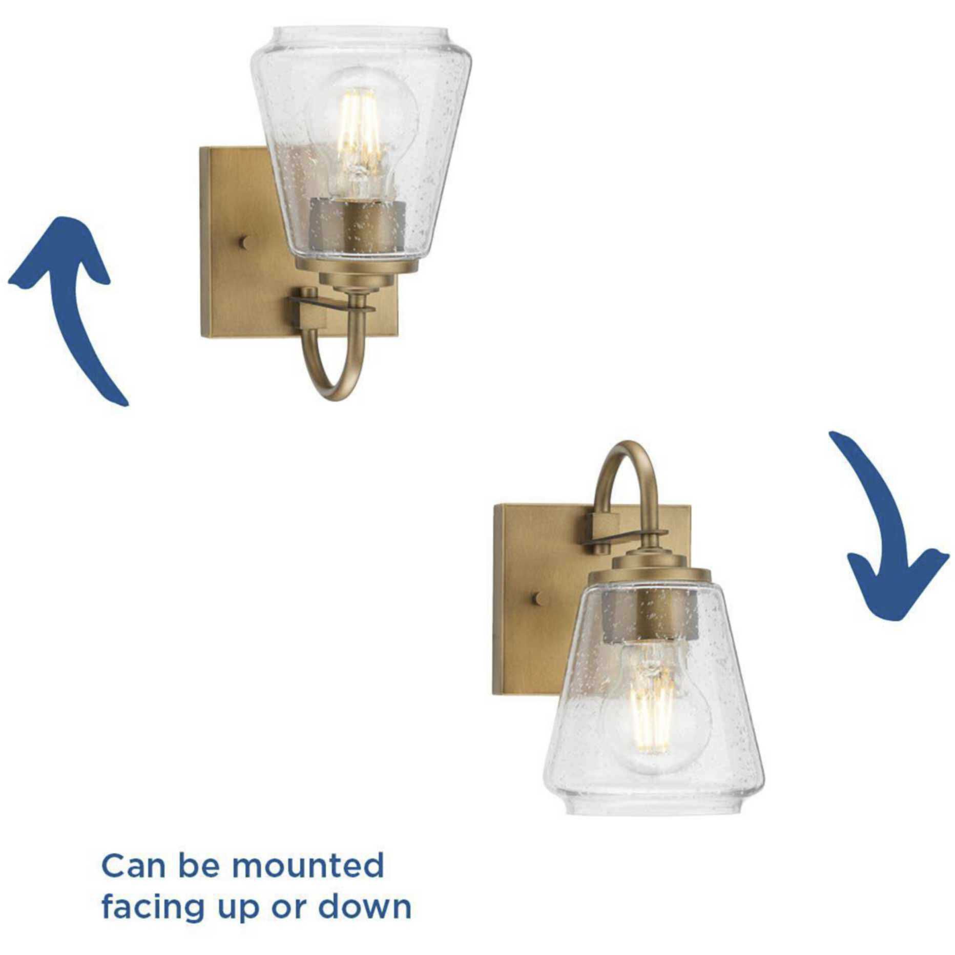 Martenne 1 Light 4.62 inch Aged Bronze Bathroom Vanity Light Wall Light