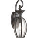 River Place 1 Light 17 inch Antique Bronze Outdoor Wall Lantern, Small