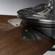 Caleb 68 inch Antique Bronze with Walnut Blades Ceiling Fan