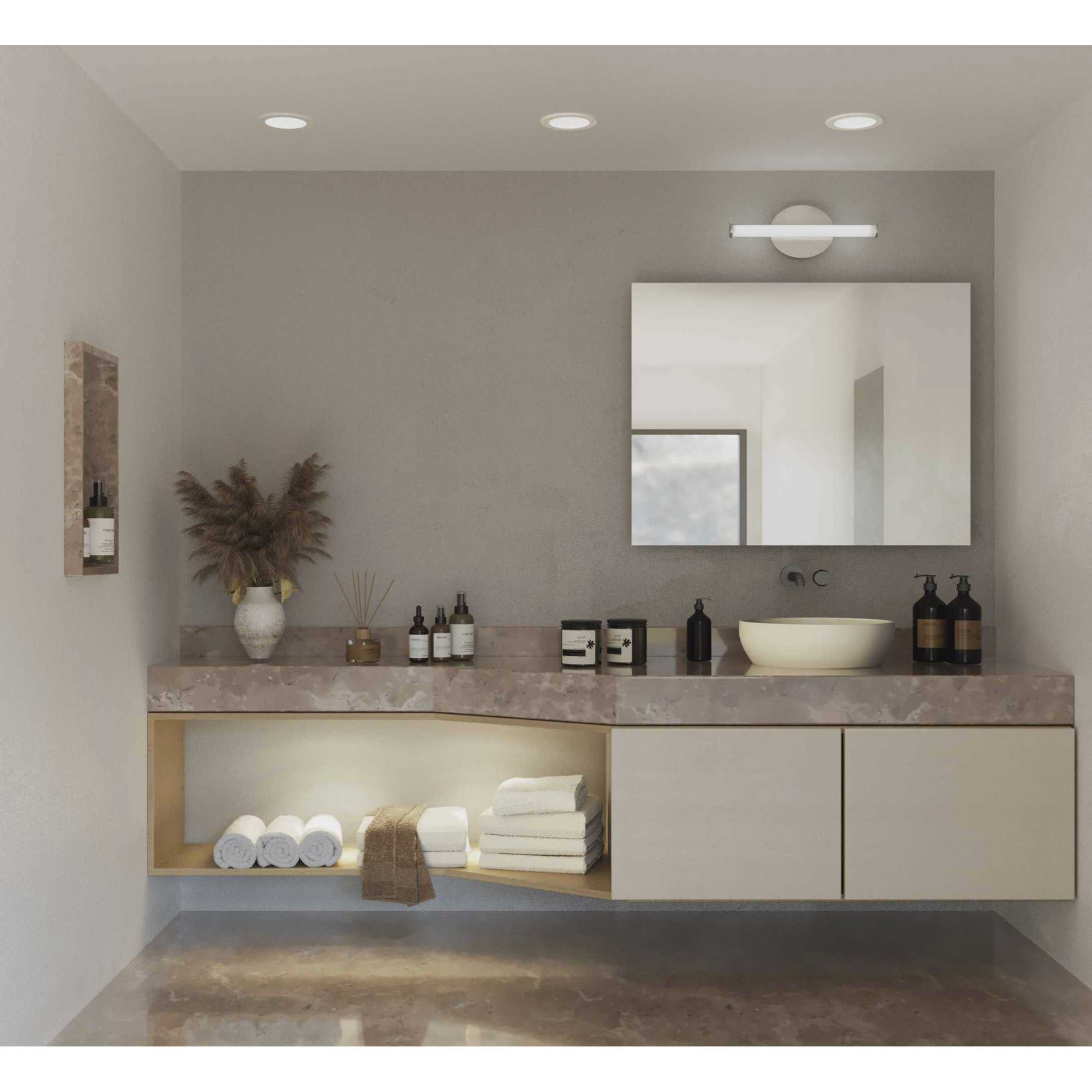 Phase 3 LED LED 16 inch Brushed Nickel Vanity Light Wall Light